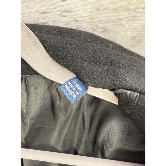 Ralph Ralph Lauren Men's Black 100%Wool Overcoat Size 46R - Picture 7 of 15